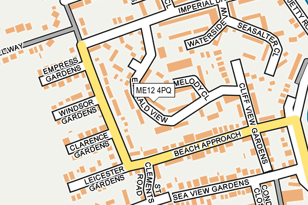 ME12 4PQ map - OS OpenMap – Local (Ordnance Survey)