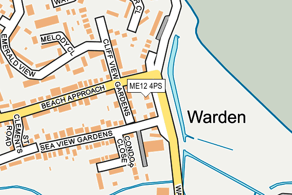 ME12 4PS map - OS OpenMap – Local (Ordnance Survey)