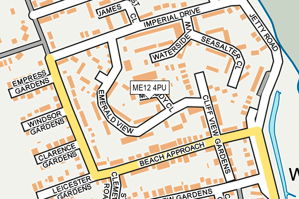 ME12 4PU map - OS OpenMap – Local (Ordnance Survey)