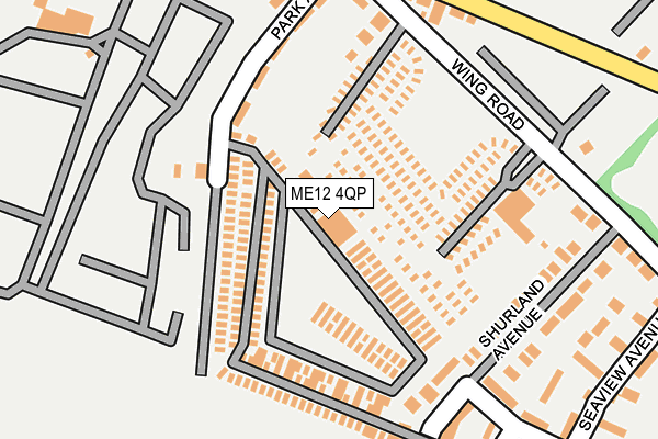 ME12 4QP map - OS OpenMap – Local (Ordnance Survey)