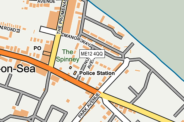 ME12 4QQ map - OS OpenMap – Local (Ordnance Survey)