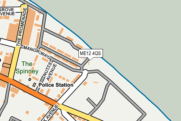 ME12 4QS map - OS OpenMap – Local (Ordnance Survey)