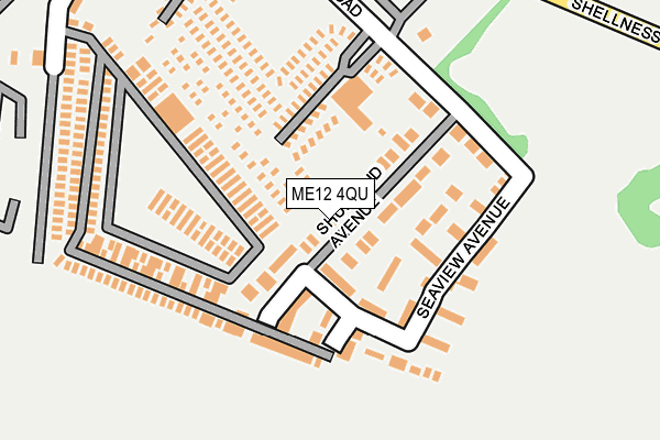 ME12 4QU map - OS OpenMap – Local (Ordnance Survey)
