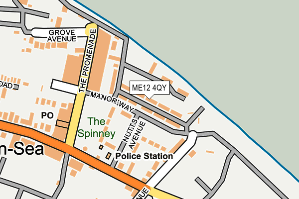 ME12 4QY map - OS OpenMap – Local (Ordnance Survey)