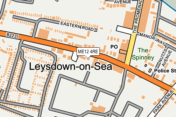 ME12 4RE map - OS OpenMap – Local (Ordnance Survey)