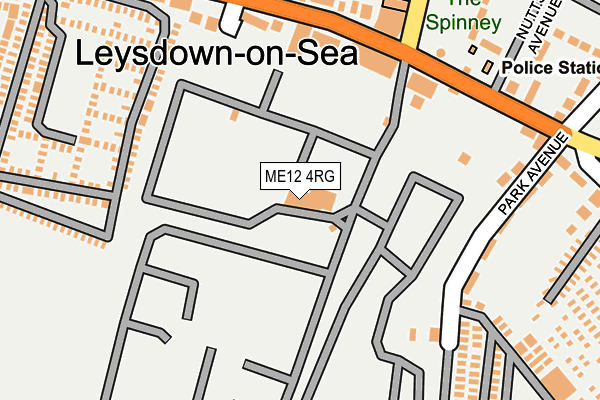 ME12 4RG map - OS OpenMap – Local (Ordnance Survey)