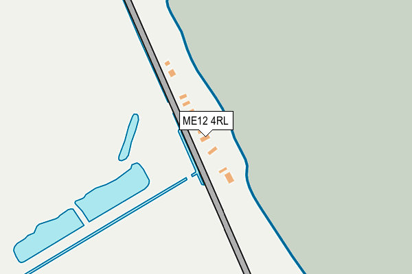 ME12 4RL map - OS OpenMap – Local (Ordnance Survey)