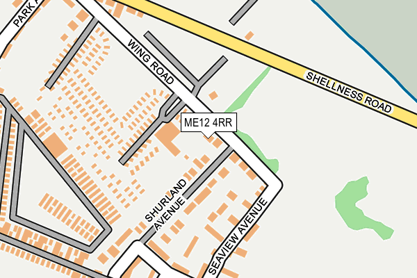 ME12 4RR map - OS OpenMap – Local (Ordnance Survey)