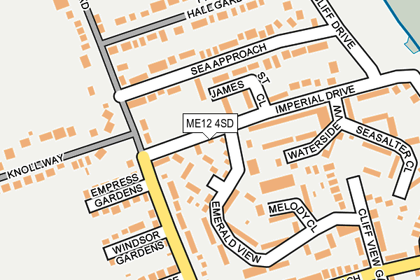 ME12 4SD map - OS OpenMap – Local (Ordnance Survey)