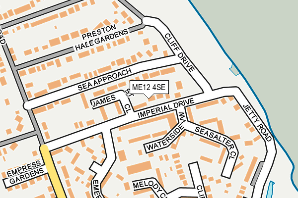 ME12 4SE map - OS OpenMap – Local (Ordnance Survey)