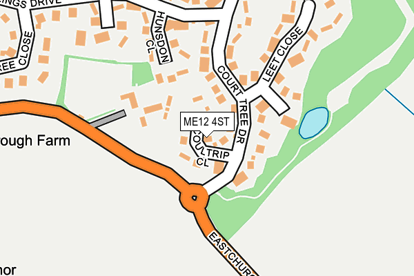 ME12 4ST map - OS OpenMap – Local (Ordnance Survey)