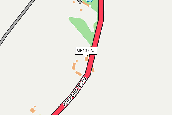 ME13 0NJ map - OS OpenMap – Local (Ordnance Survey)