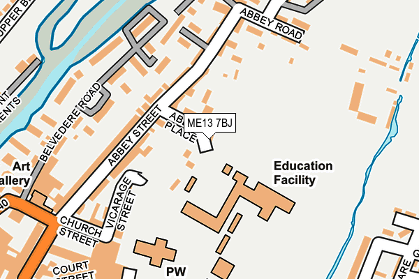 ME13 7BJ map - OS OpenMap – Local (Ordnance Survey)