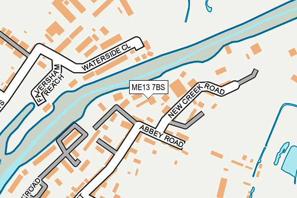 ME13 7BS map - OS OpenMap – Local (Ordnance Survey)