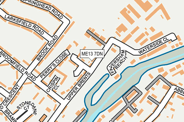 ME13 7DN map - OS OpenMap – Local (Ordnance Survey)