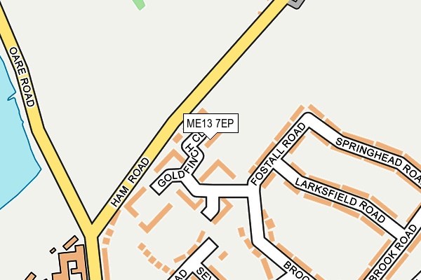 ME13 7EP map - OS OpenMap – Local (Ordnance Survey)