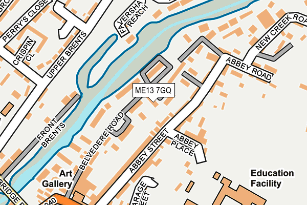 ME13 7GQ map - OS OpenMap – Local (Ordnance Survey)