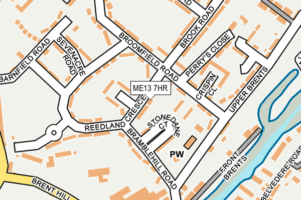 ME13 7HR map - OS OpenMap – Local (Ordnance Survey)