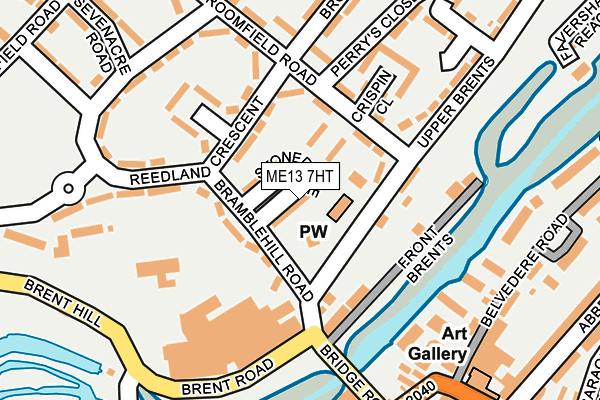 ME13 7HT map - OS OpenMap – Local (Ordnance Survey)
