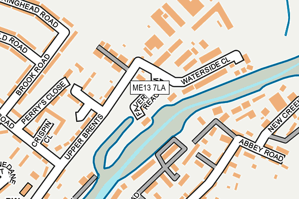 ME13 7LA map - OS OpenMap – Local (Ordnance Survey)