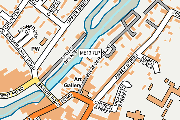 ME13 7LP map - OS OpenMap – Local (Ordnance Survey)