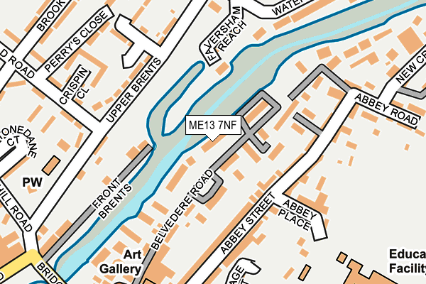 ME13 7NF map - OS OpenMap – Local (Ordnance Survey)