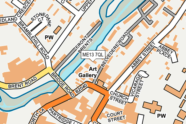 ME13 7QL map - OS OpenMap – Local (Ordnance Survey)