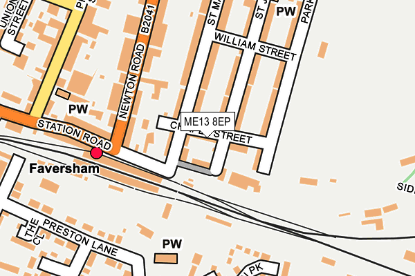 ME13 8EP map - OS OpenMap – Local (Ordnance Survey)