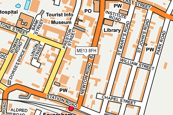 ME13 8FH map - OS OpenMap – Local (Ordnance Survey)