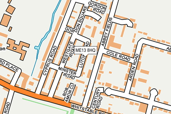 ME13 8HQ map - OS OpenMap – Local (Ordnance Survey)