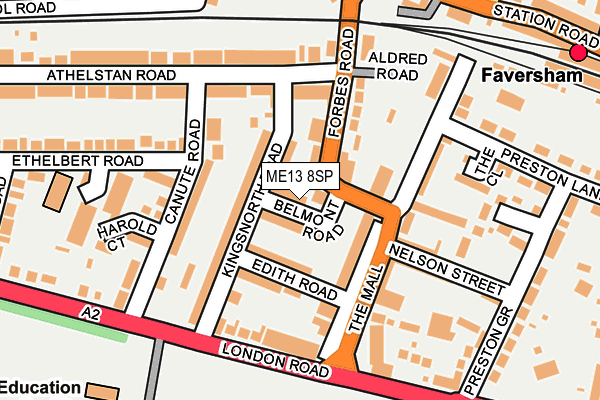 ME13 8SP map - OS OpenMap – Local (Ordnance Survey)