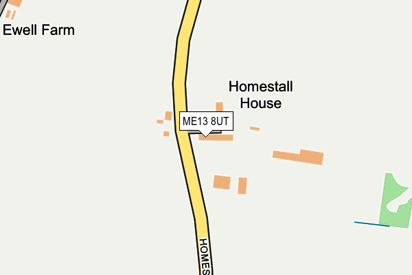 ME13 8UT map - OS OpenMap – Local (Ordnance Survey)