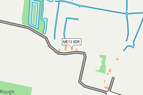 ME13 9DR map - OS OpenMap – Local (Ordnance Survey)