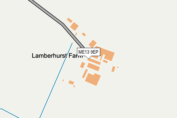 ME13 9EP map - OS OpenMap – Local (Ordnance Survey)