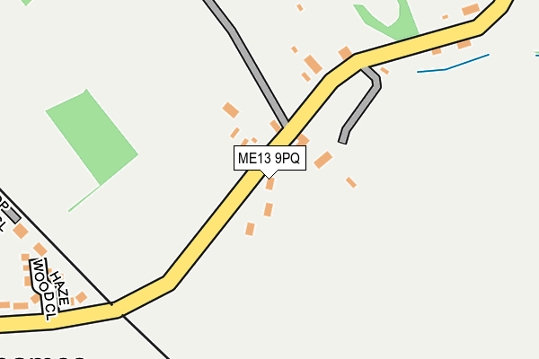 ME13 9PQ map - OS OpenMap – Local (Ordnance Survey)