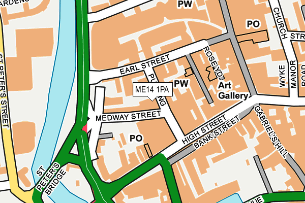 Map of EE FASHION LTD at local scale