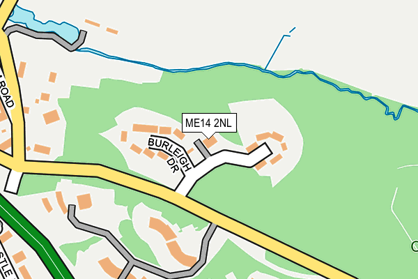 ME14 2NL map - OS OpenMap – Local (Ordnance Survey)