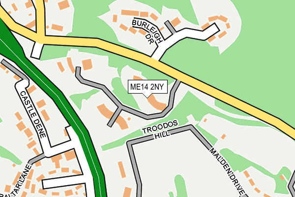 Map of MARNIES PROPERTIES INVESTMENT LTD at local scale