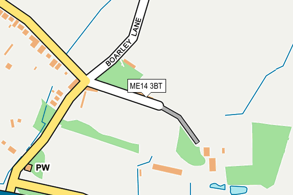 ME14 3BT map - OS OpenMap – Local (Ordnance Survey)