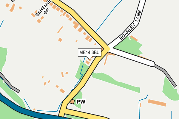ME14 3BU map - OS OpenMap – Local (Ordnance Survey)