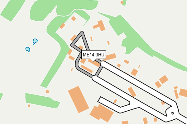 ME14 3HU map - OS OpenMap – Local (Ordnance Survey)