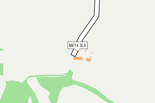 ME14 3LS map - OS OpenMap – Local (Ordnance Survey)