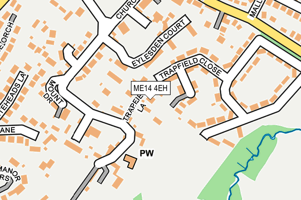 ME14 4EH map - OS OpenMap – Local (Ordnance Survey)