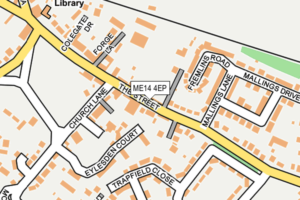 ME14 4EP map - OS OpenMap – Local (Ordnance Survey)