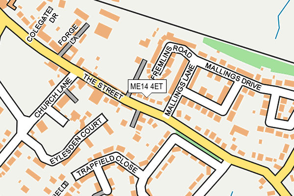 ME14 4ET map - OS OpenMap – Local (Ordnance Survey)
