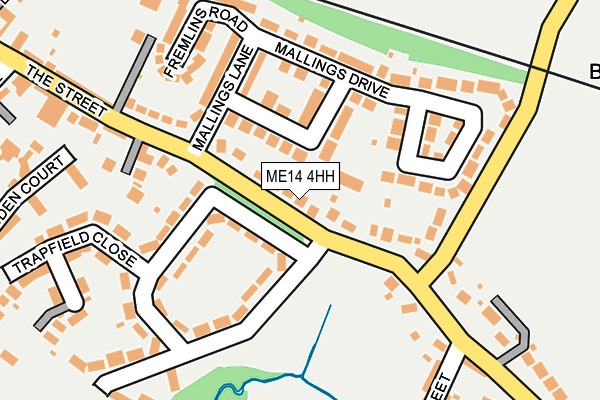ME14 4HH map - OS OpenMap – Local (Ordnance Survey)