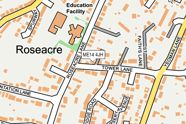 Map of CREATIVE FIELD PROPERTIES LTD at local scale