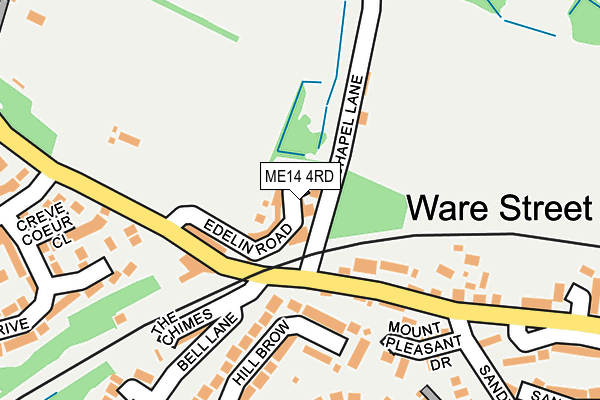 ME14 4RD map - OS OpenMap – Local (Ordnance Survey)