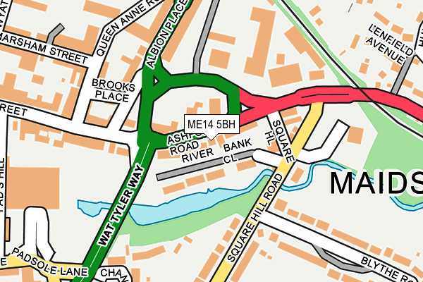 ME14 5BH map - OS OpenMap – Local (Ordnance Survey)