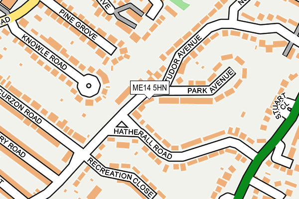 ME14 5HN map - OS OpenMap – Local (Ordnance Survey)